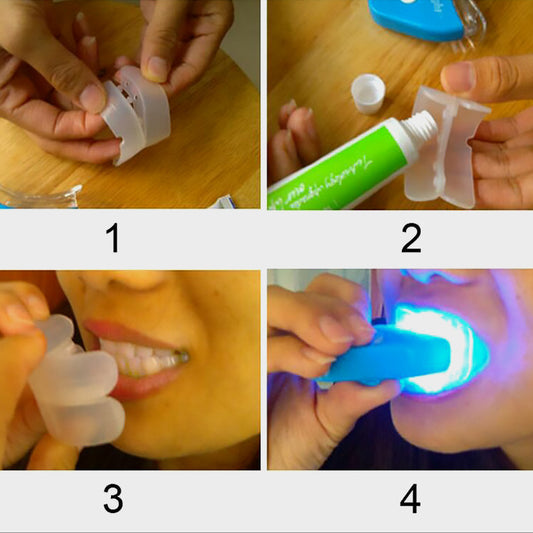 Oral Gel Teeth Tooth Whitening Whitener Dental LED
