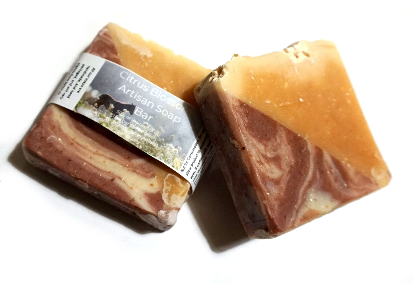 Citrus Blossom Cold Process Soap - Lemongrass Orange and Palmarosa - 3