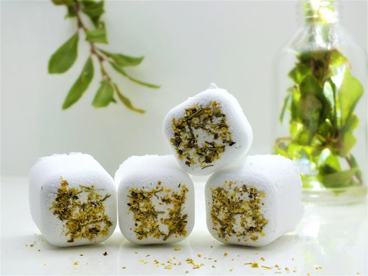 Elderflower bath bullets, Natural & Naked