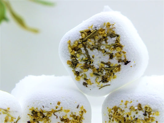 Elderflower bath bullets, Natural & Naked