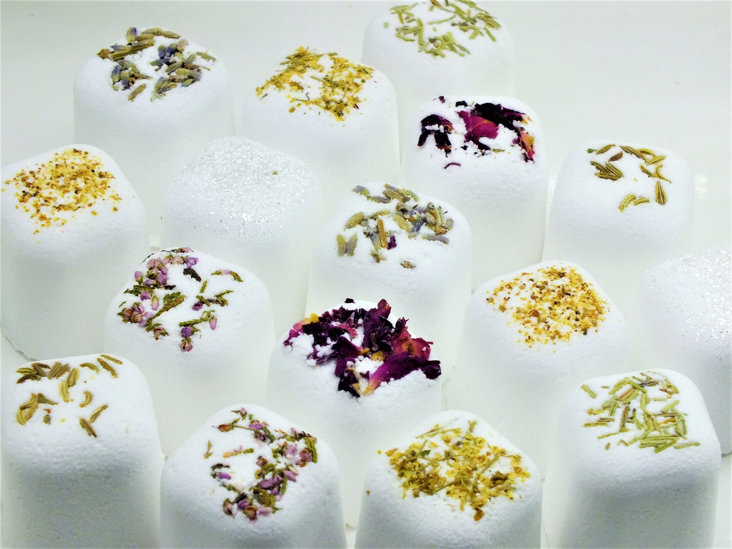 Poppy Seed bath bullets, Natural & Naked