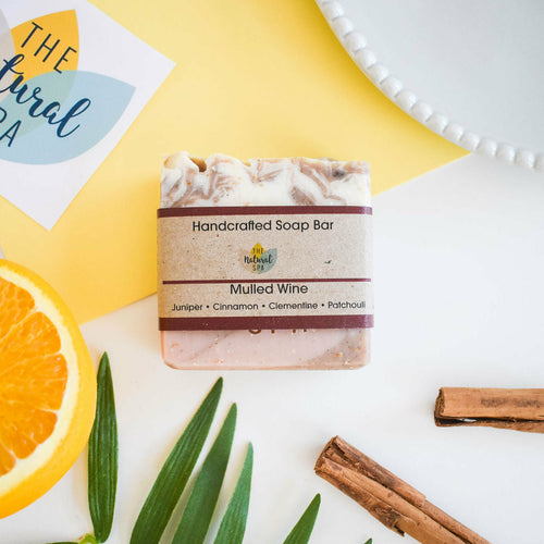 Mulled Wine  Soap Bar -  Juniper, Cinnamon and Orange - 3 different