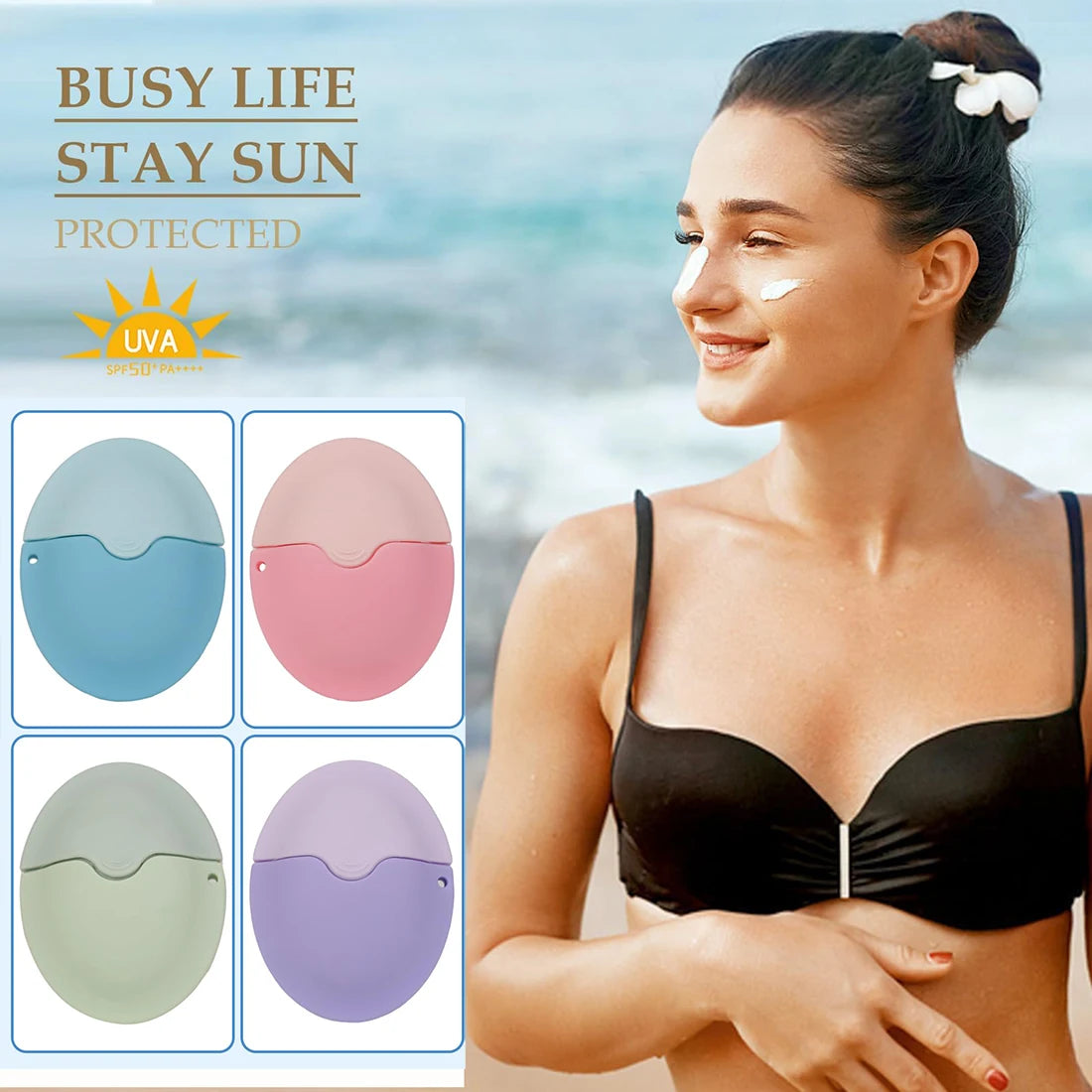 Sun Screen Applicator for Kids and Adults,