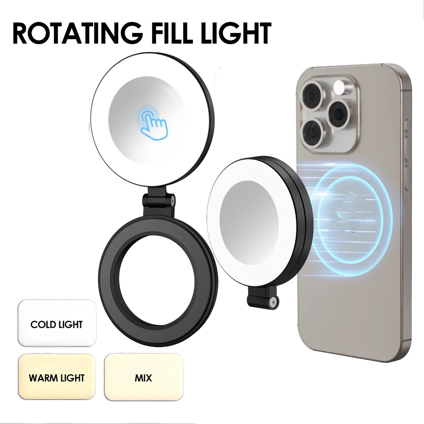 Magnetic Phone Selfie Lights Portable LED