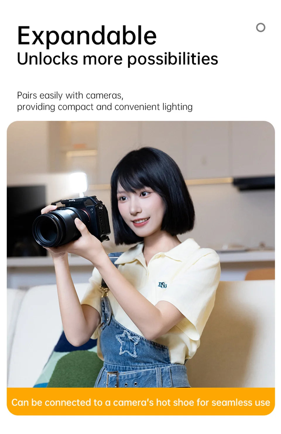 Portable LED Selfie