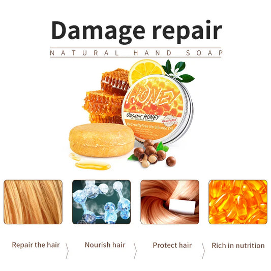 Natural honey shampoo plant essence extract refreshing shampoo