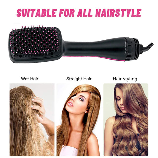 hot air comb hair dryer straightening comb