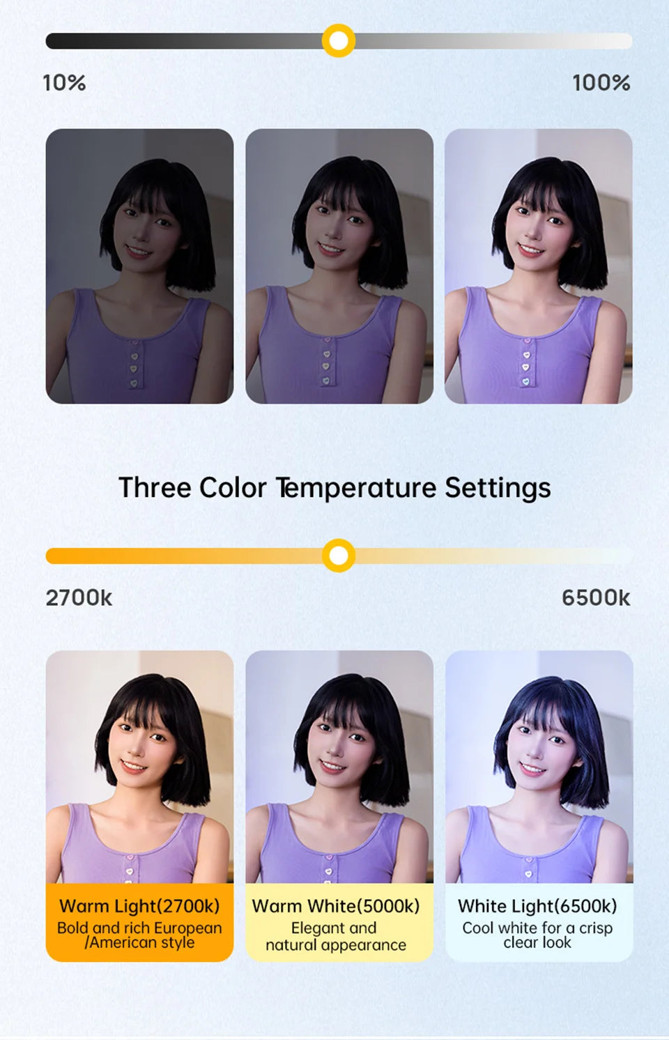 Portable LED Selfie