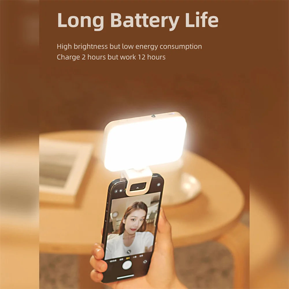 Selfie Light Clip-on LED Light for Phone Tablet Computer