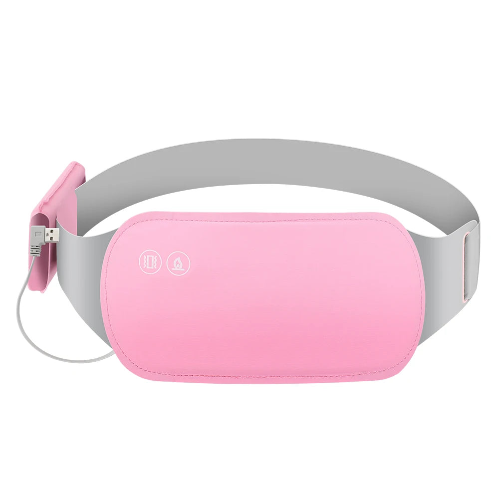 Electric Period Cramp Massager Vibrating Heating Belt