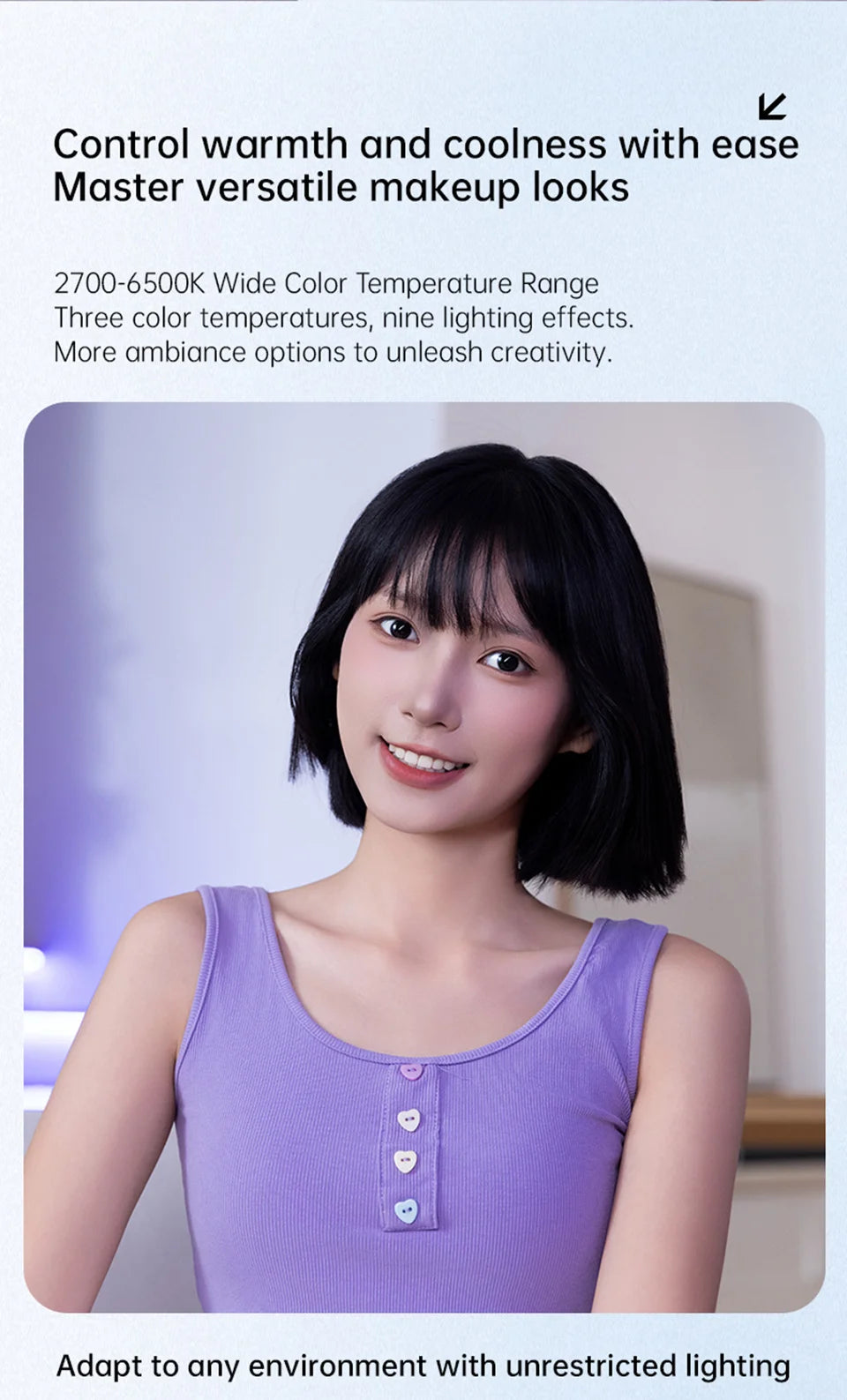 Portable LED Selfie