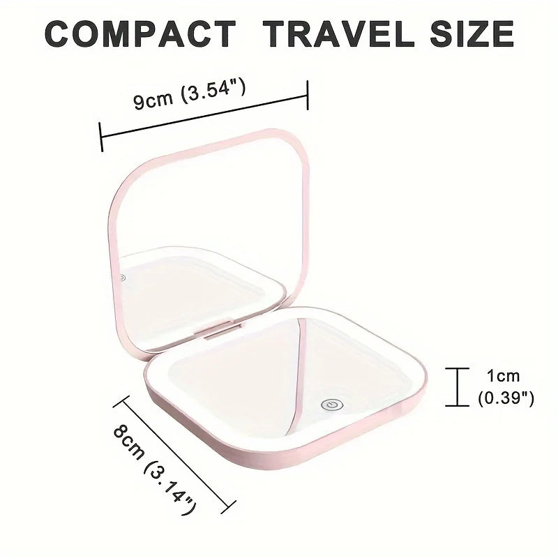 Mini Vanity Makeup Mirror with Lights