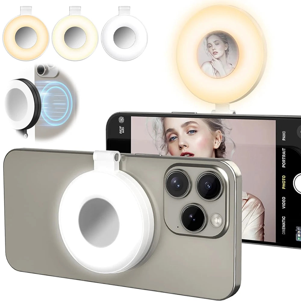 Magnetic Phone Selfie Lights Portable LED