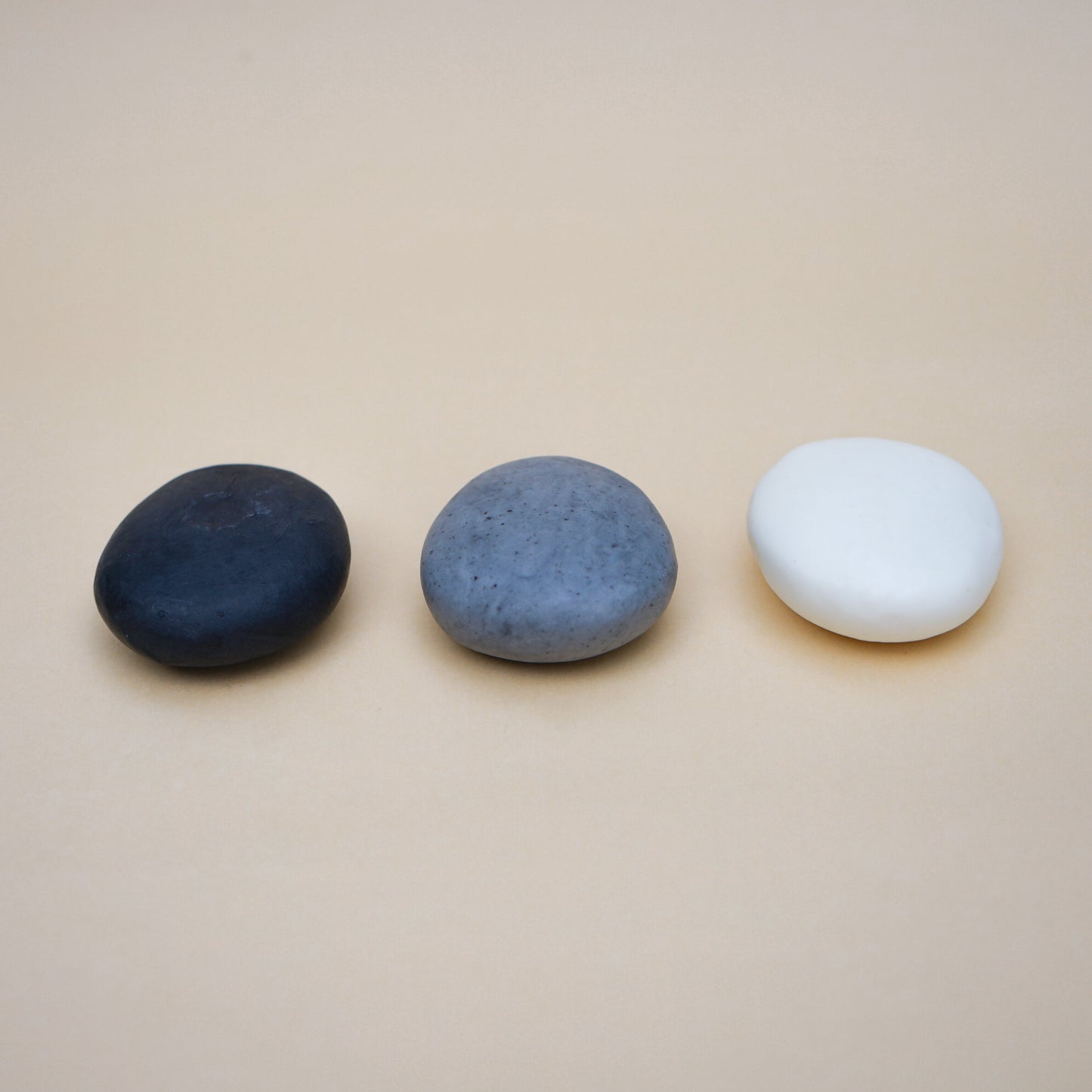 Plain Colour Pebble Soaps
