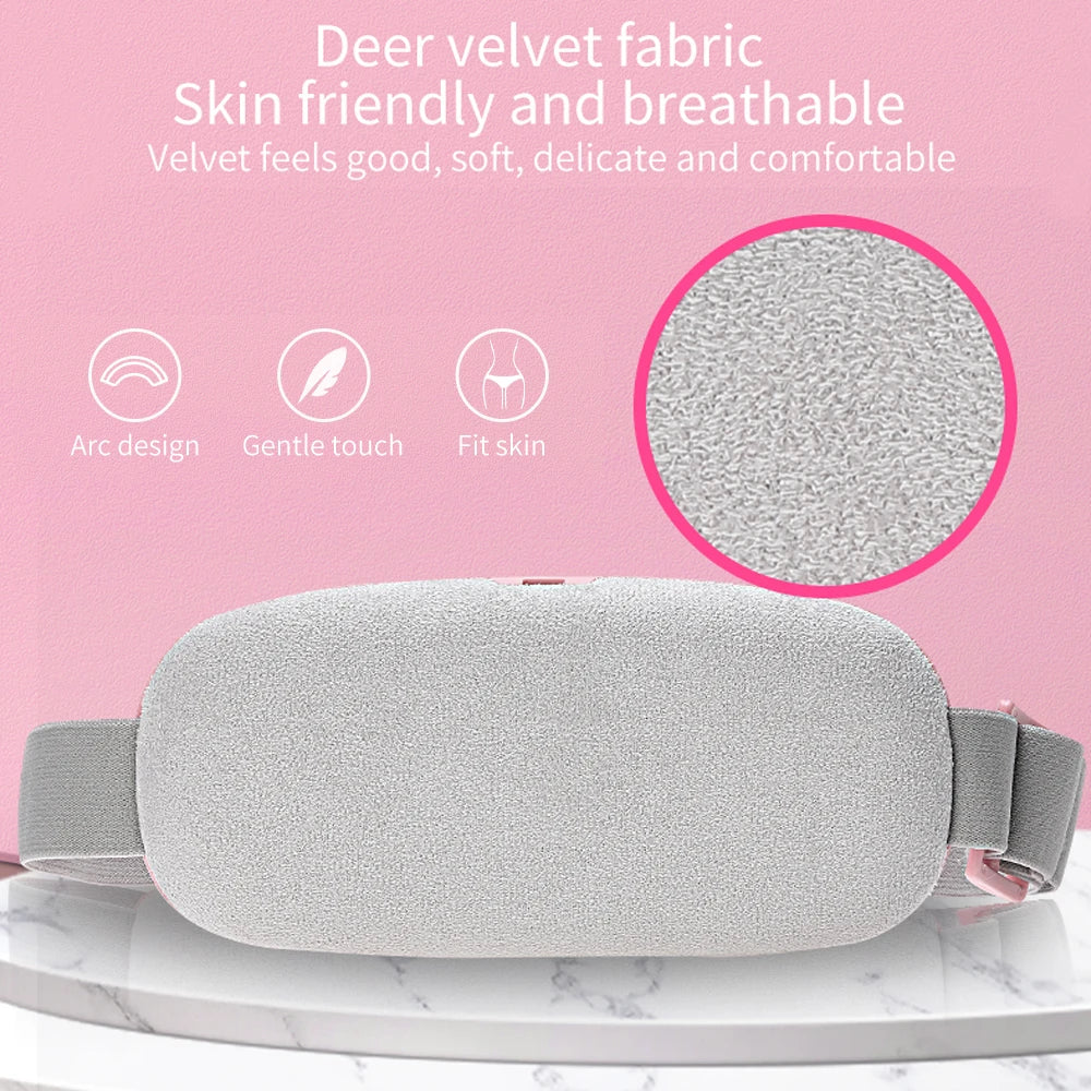 Electric Period Cramp Massager Vibrating Heating Belt