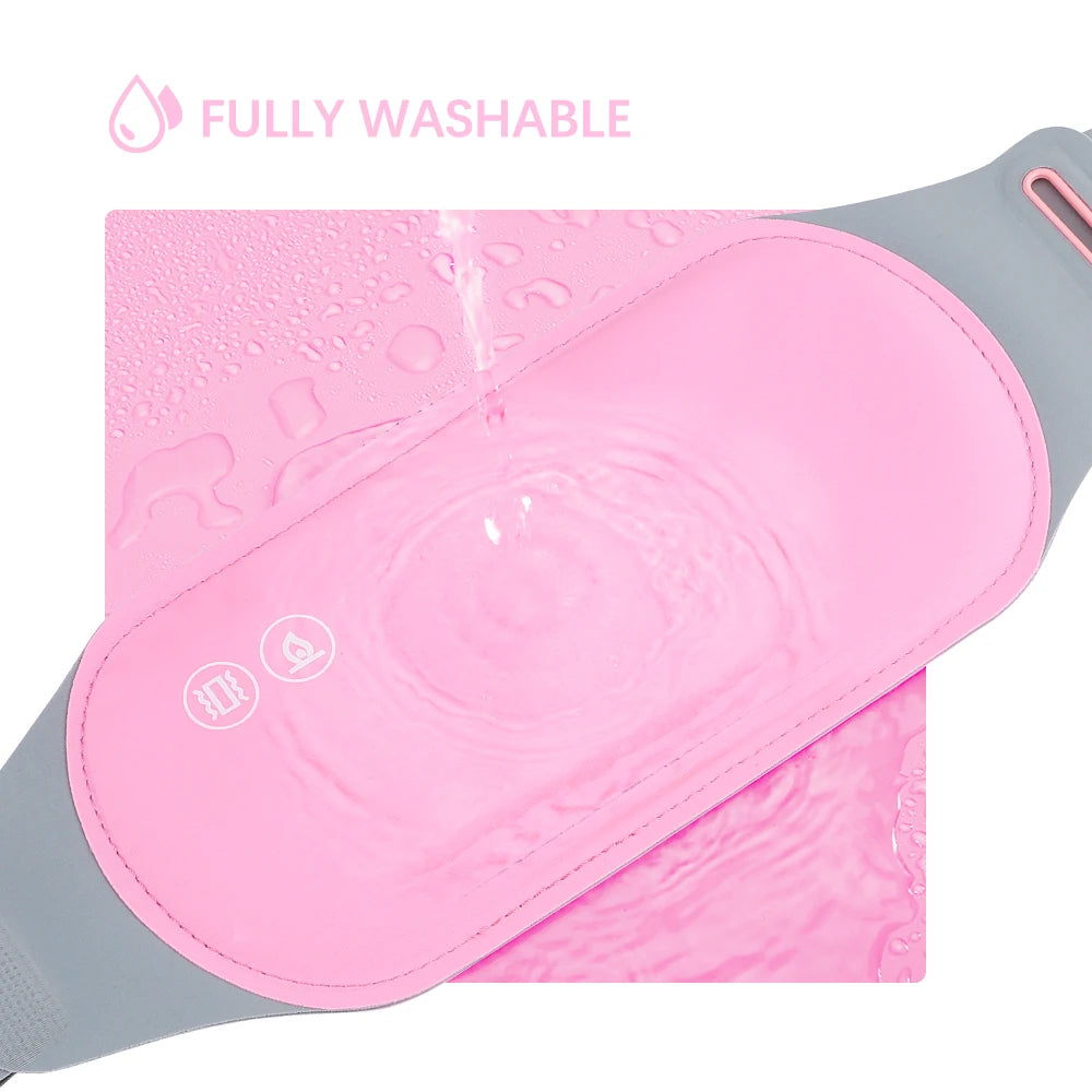 Electric Period Cramp Massager Vibrating Heating Belt