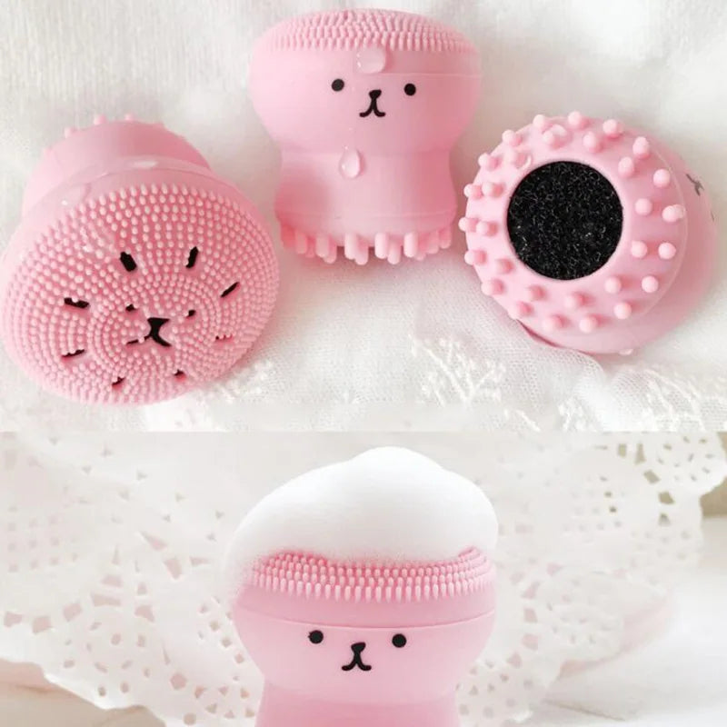 Silicone Octopus Face Cleansing Brush