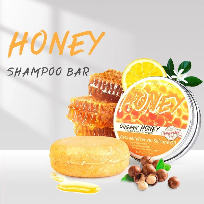 Natural honey shampoo plant essence extract refreshing shampoo