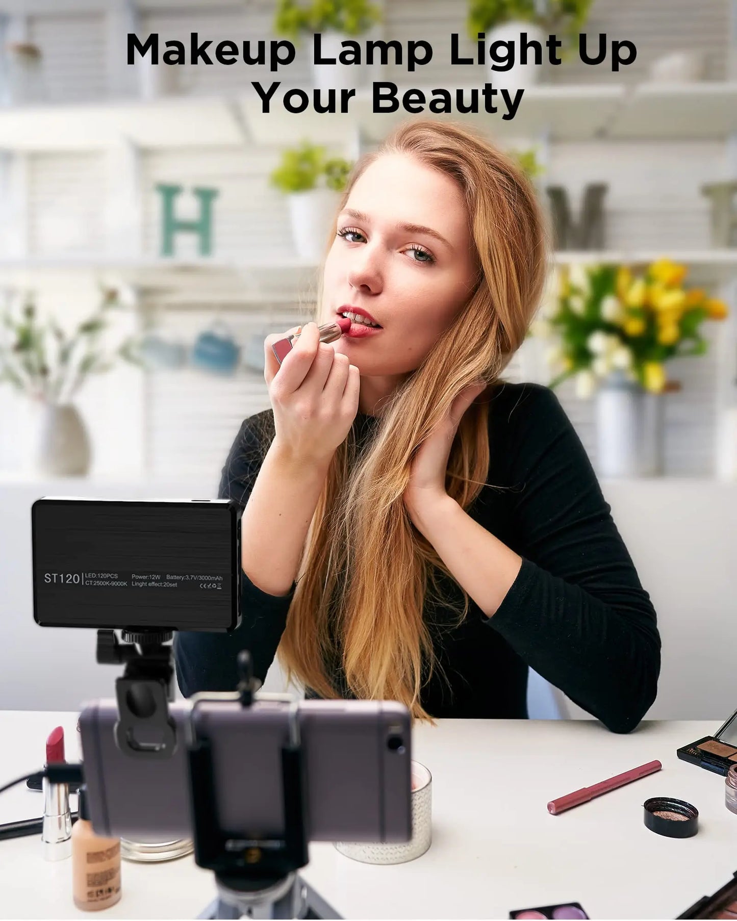 LED Selfie Light 3000Mah 120 LED Rechargeable