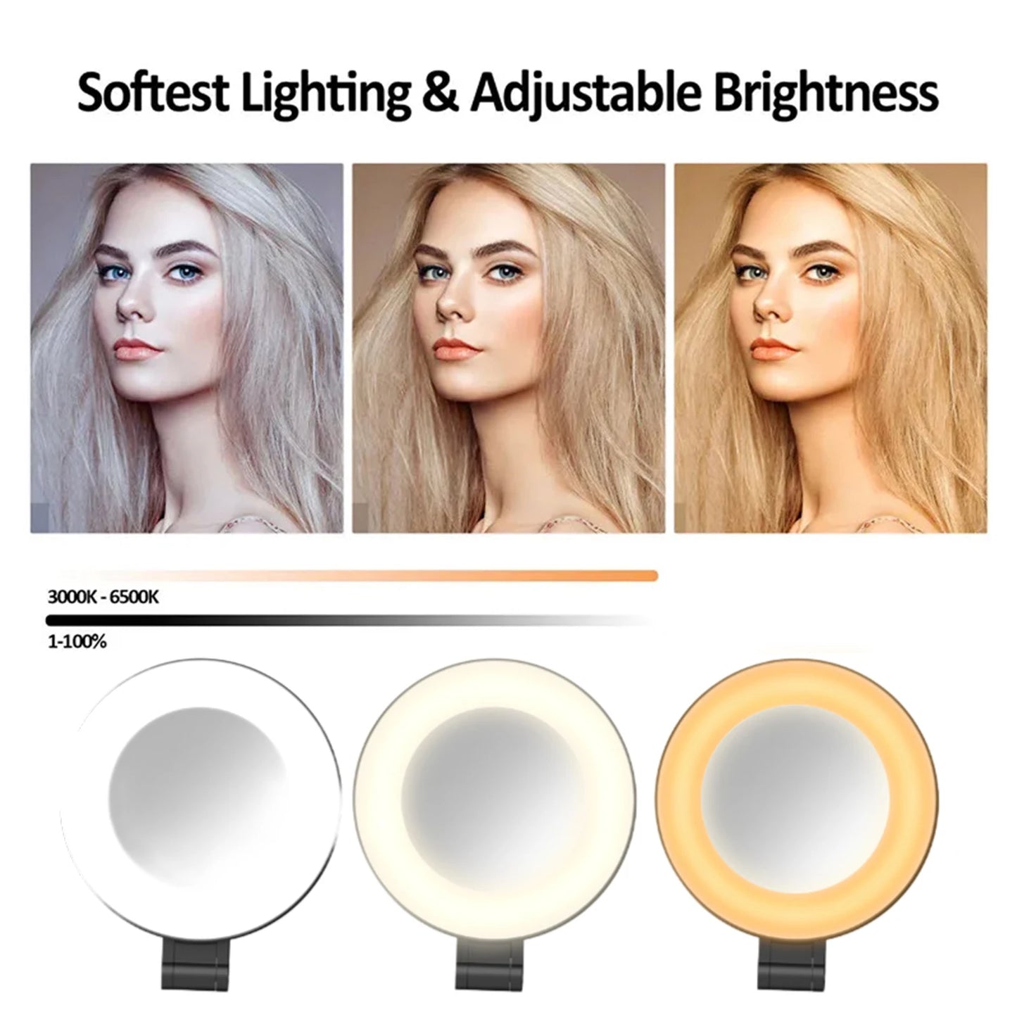 Magnetic Phone Selfie Lights Portable LED