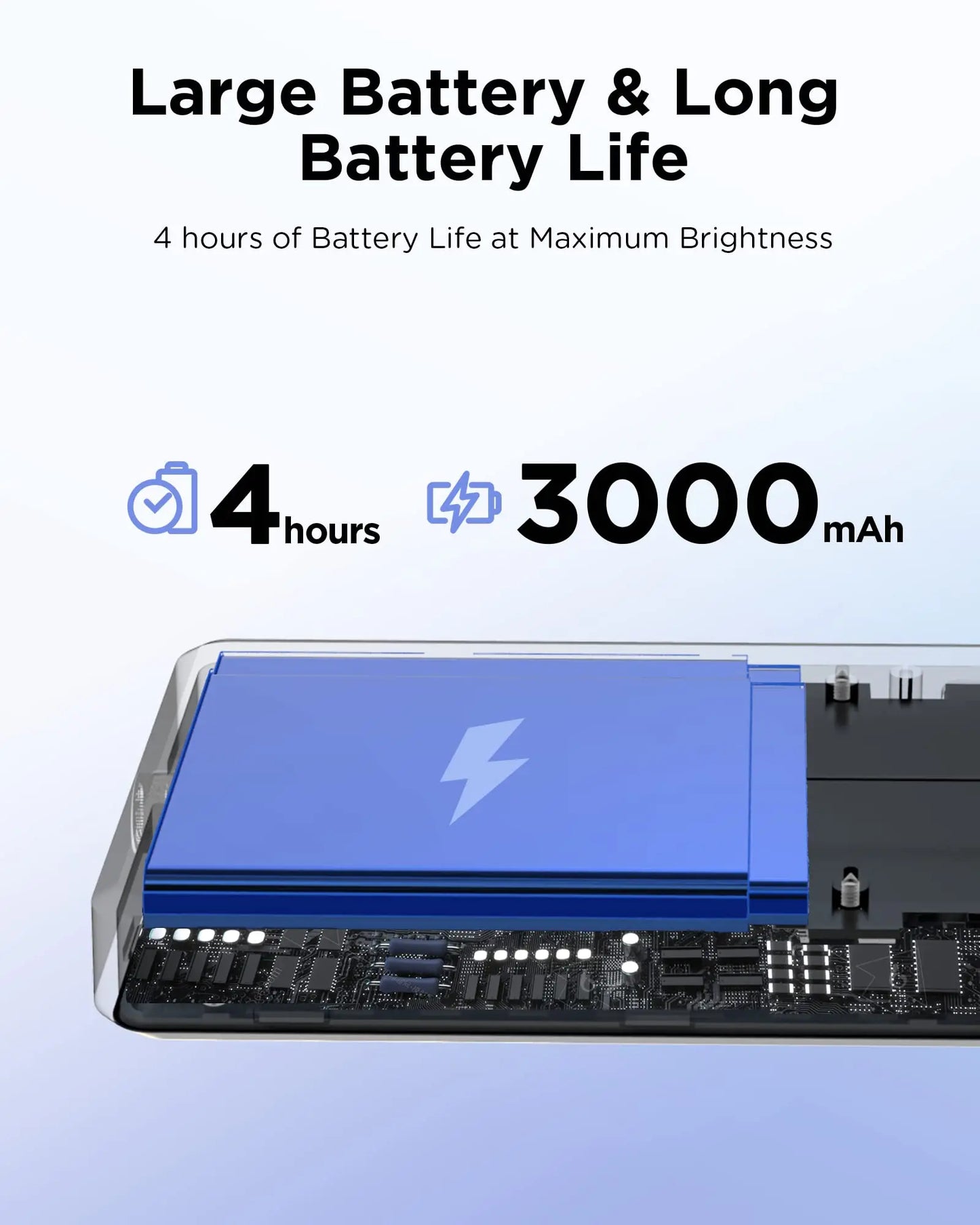 LED Selfie Light 3000Mah 120 LED Rechargeable