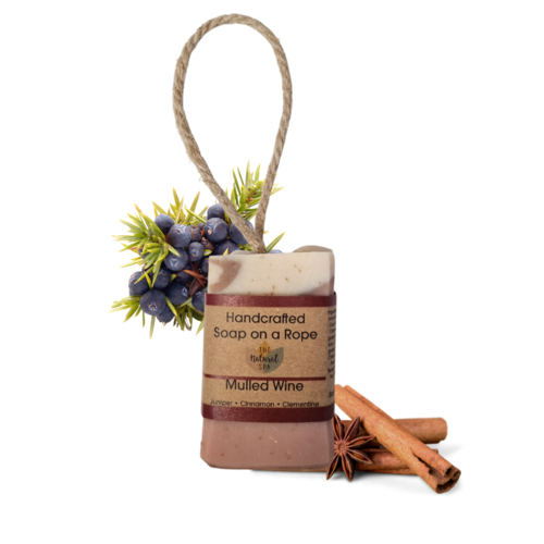 Mulled Wine  Soap Bar -  Juniper, Cinnamon and Orange - 3 different