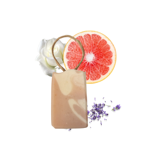 Wild Flower Wisp, Cold Process Soap - Rose Lavender and Grapefruit - 3