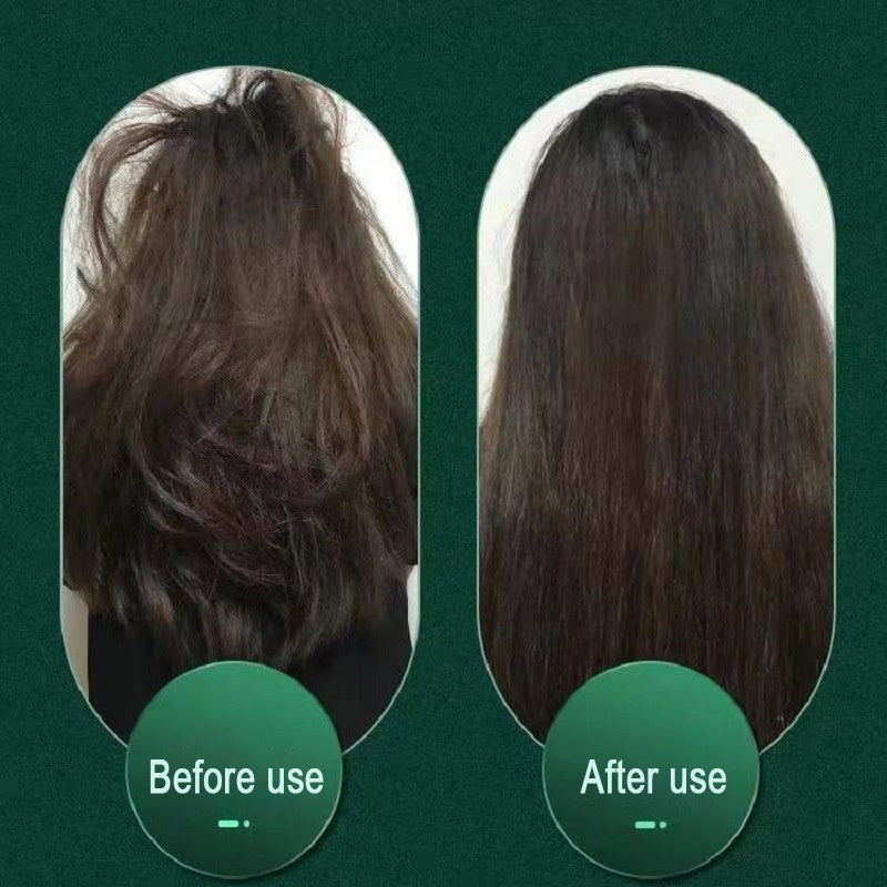 New 2 In 1 Hair Straightener Hot Comb Negative Ion Curling Tong Dual-purpose Hair Brush