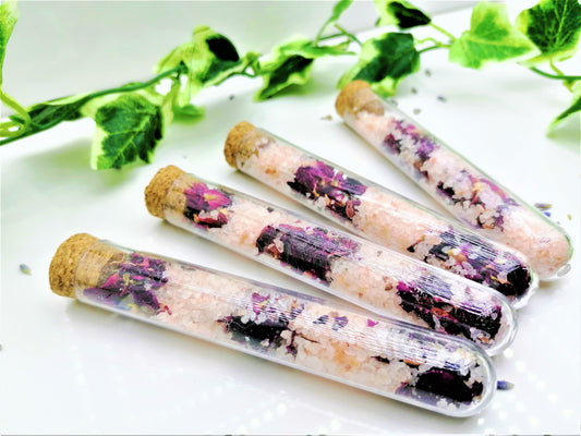 Botanical bath confetti - Rose & Himalayan salts
