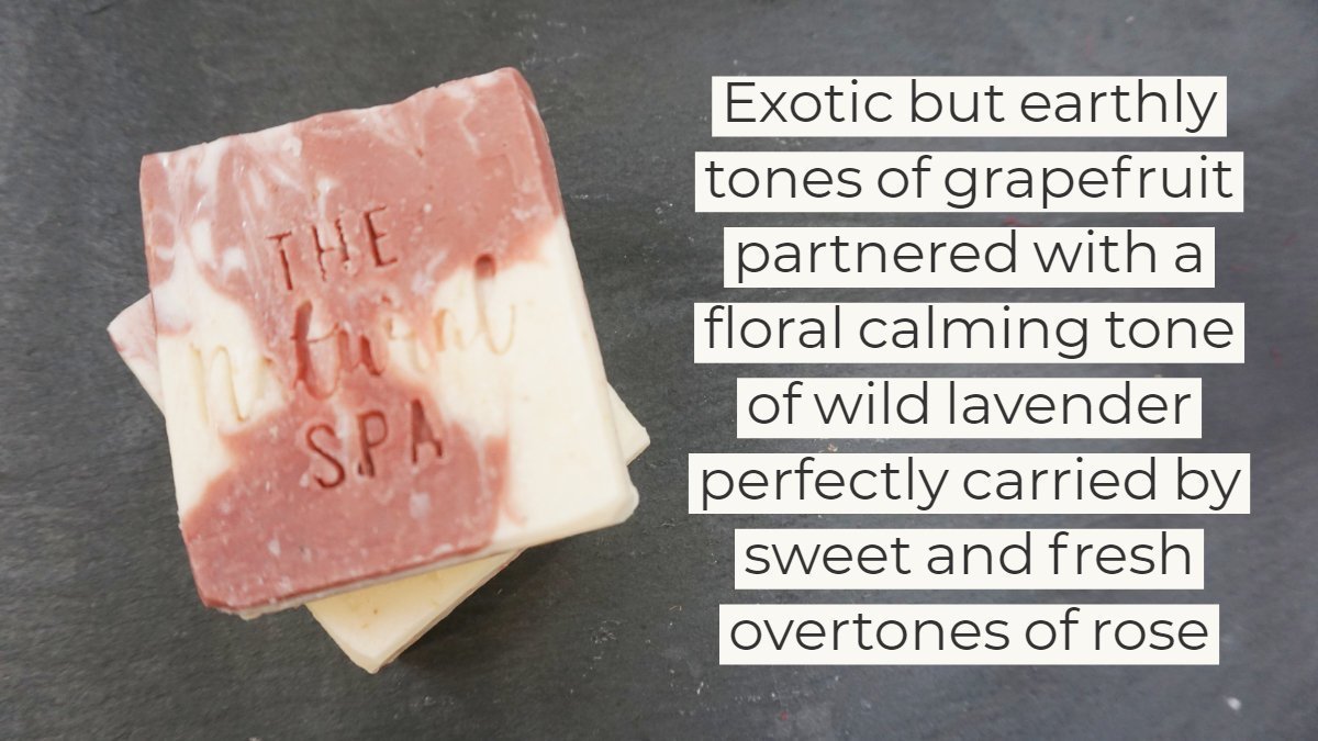 Wild Flower Wisp, Cold Process Soap - Rose Lavender and Grapefruit - 3