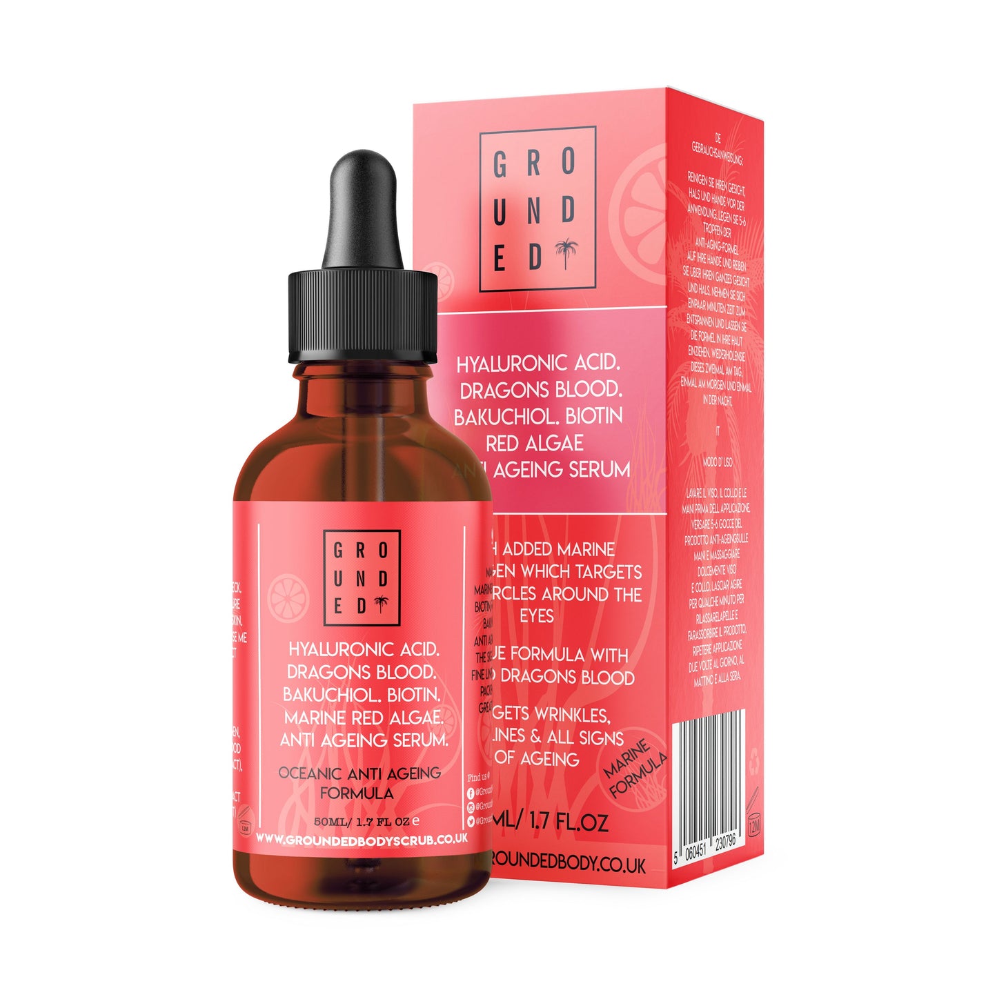 Dragons Blood, Bakuchiol, Biotin, Marine Collagen, Algae HA Serum