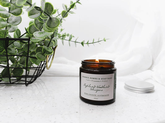 Scottish woodland walk soy candle
