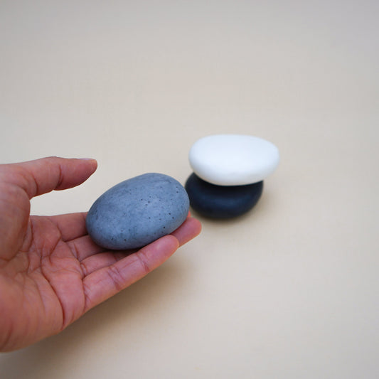 Plain Colour Pebble Soaps